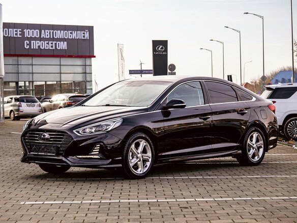 2019 Hyundai Sonata VII (LF) Рестайлинг, чёрный, 1545000 рублей