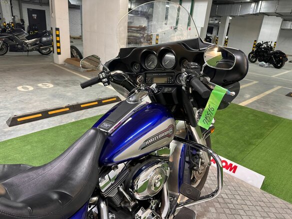 2007 Harley-Davidson Electra Glide, синий, 790000 рублей - вид 14