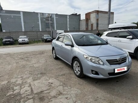 2008 Toyota Corolla AMT X (E140, E150), голубой, 810000 рублей, вид 5