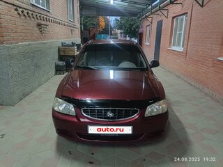2008 Hyundai Accent ТагАЗ II, красный, 430000 рублей, вид 1