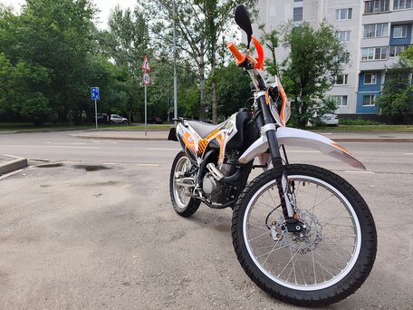 2022 Kayo T2 300 Enduro, оранжевый, 130000 рублей, вид 5