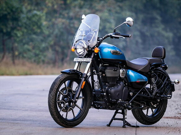 2026 Royal Enfield Meteor, голубой, 528000 рублей - вид 11
