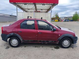 2011 Renault Logan I Рестайлинг, красный, 260000 рублей, вид 2