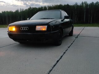 1990 Audi 80 IV (B3), чёрный, 70000 рублей, вид 3