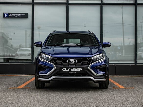 2026 Lada (ВАЗ) Vesta SW Cross I Рестайлинг (NG), синий - вид 3