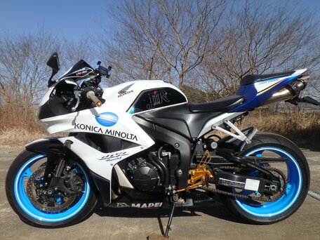 2008 Honda CBR 600RR, синий, 680000 рублей, вид 1