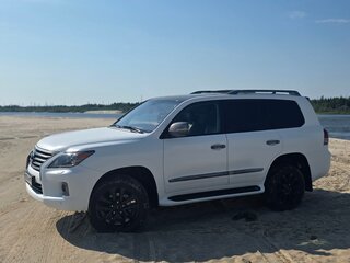 2013 Lexus LX 570 III Рестайлинг, белый, 3650000 рублей, вид 5