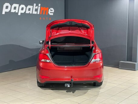2014 Hyundai Solaris I Рестайлинг, красный, 1039000 рублей, вид 5