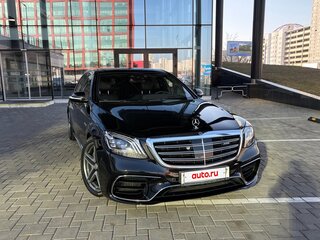 2020 Mercedes-Benz S-Класс AMG 63 AMG Long III (W222, C217) Рестайлинг, чёрный, 7641432 рублей, вид 2