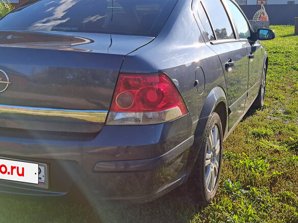 2008 Opel Astra H Рестайлинг, синий, 470000 рублей - вид 9