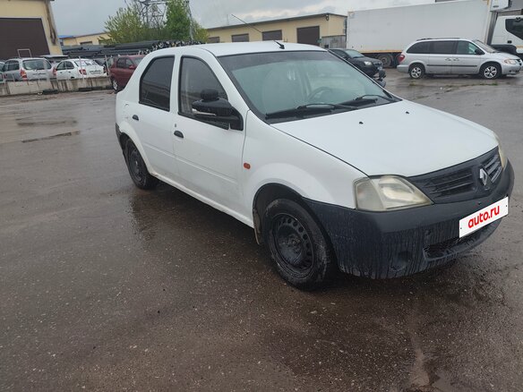 2008 Renault Logan I, белый, 270000 рублей - вид 1