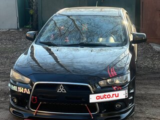 2012 Mitsubishi Lancer X Рестайлинг, чёрный, 980000 рублей, вид 1