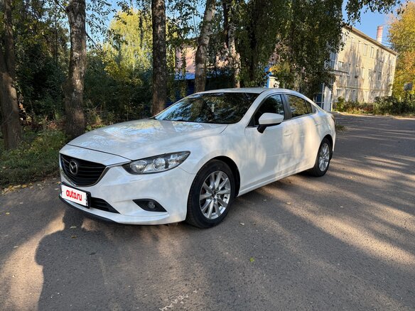2015 Mazda 6 III (GJ) Рестайлинг, белый, 1870000 рублей
