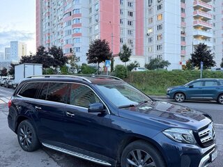 2016 Mercedes-Benz GLS 400 I (X166), синий, 3410000 рублей, вид 4