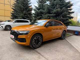 2020 Audi Q8 50 TDI I (4M), золотистый, 7600000 рублей, вид 1