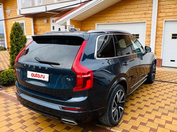 2020 Volvo XC90 II Рестайлинг 1, синий, 4750000 рублей - вид 6