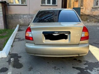 2005 Hyundai Accent ТагАЗ II, бежевый, 444000 рублей, вид 4