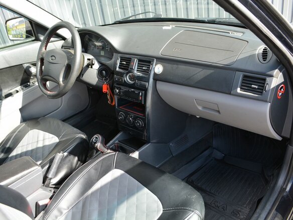 2008 Lada (ВАЗ) Priora I, чёрный, 219888 рублей - вид 12