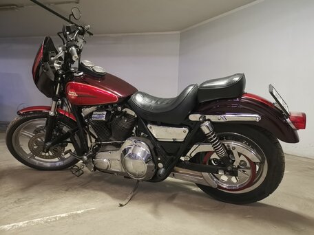 1992 Harley-Davidson Dyna Super Glide, красный, 1300000 рублей, вид 3