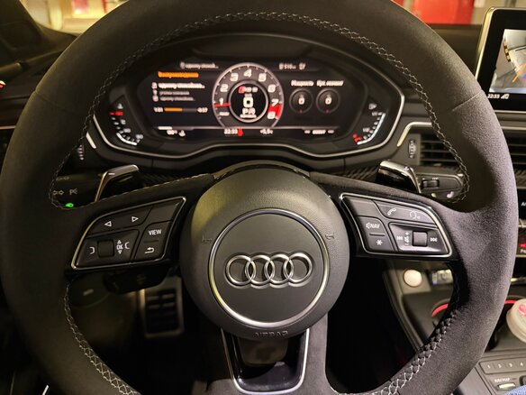 2019 Audi RS 5 II (F5), серебристый, 5400000 рублей - вид 13