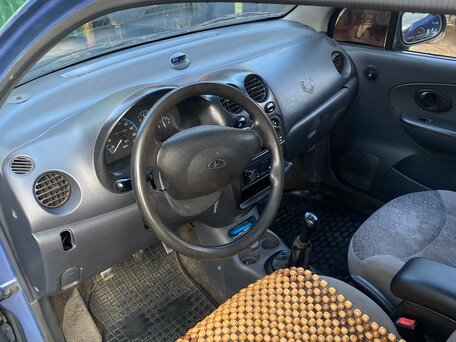 2008 Daewoo Matiz I Рестайлинг, синий, 115000 рублей, вид 5