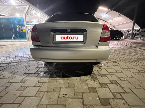 2005 Hyundai Accent ТагАЗ II, серебристый, 300000 рублей - вид 7