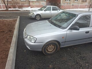 2007 Hyundai Accent ТагАЗ II, серебристый, 330000 рублей, вид 1