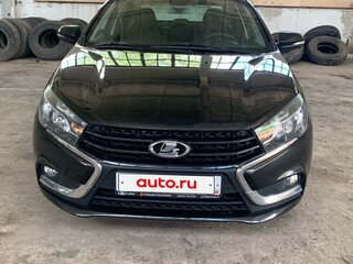 2016 Lada (ВАЗ) Vesta I, чёрный, 700000 рублей, вид 3