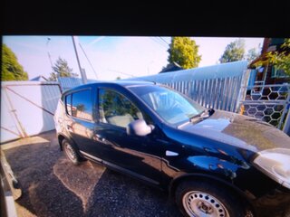 2012 Renault Sandero I, чёрный, 410000 рублей, вид 1