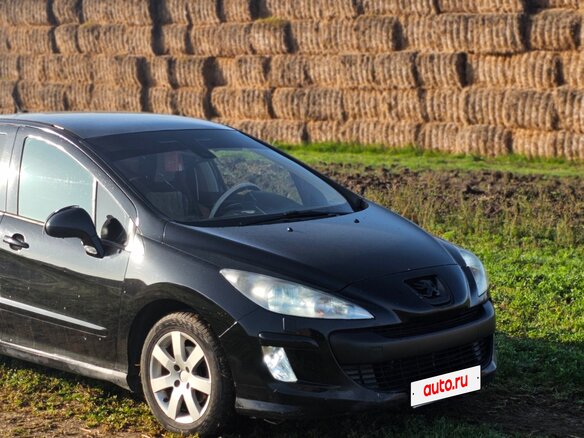 2010 Peugeot 308 I, чёрный, 440000 рублей