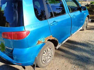 2002 Mazda Demio II (DY), голубой, 150000 рублей, вид 4
