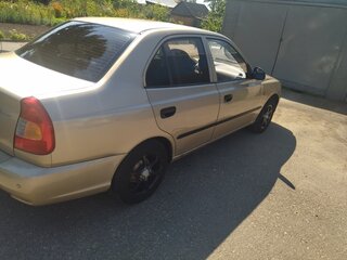 2005 Hyundai Accent ТагАЗ II, бежевый, 350000 рублей, вид 3