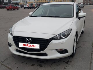 2018 Mazda 3 III (BM) Рестайлинг, белый, 1550000 рублей, вид 1
