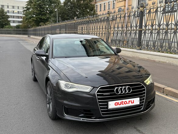 2015 Audi A6 IV (C7) Рестайлинг, серый, 1490000 рублей - вид 2