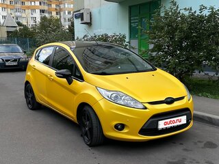 2009 Ford Fiesta Mk6, жёлтый, 560000 рублей, вид 2