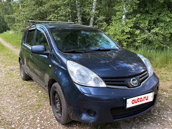 2010 Nissan Note I Рестайлинг, синий - вид 1