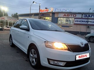 2014 Skoda Rapid I, белый, 850000 рублей, вид 4