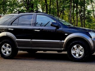 2005 Kia Sorento 5-speed I, чёрный, 475000 рублей, вид 2