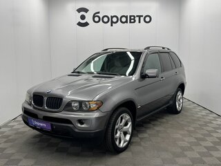 2004 BMW X5 3.0i I (E53) Рестайлинг, серый, 1170000 рублей, вид 1