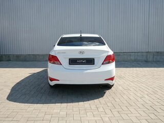 2016 Hyundai Solaris I Рестайлинг, белый, 920000 рублей, вид 5