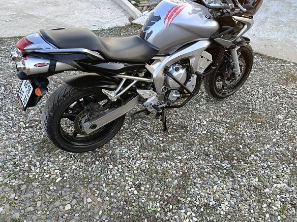 2007 Yamaha FZS600 Fazer, серый, 500000 рублей - вид 2