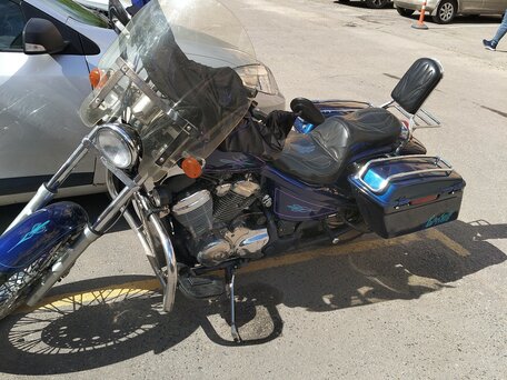 1994 Honda Steed 600, синий, 350000 рублей, вид 3