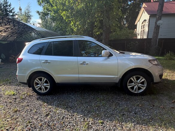 2010 Hyundai Santa Fe II Рестайлинг, серый - вид 4