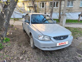 2005 Hyundai Accent ТагАЗ II, серебристый, 160000 рублей, вид 2