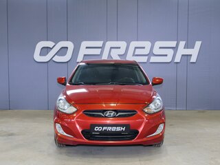 2011 Hyundai Solaris I, красный, 565000 рублей, вид 3