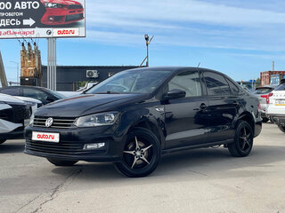 2016 Volkswagen Polo V Рестайлинг, чёрный, 780000 рублей, вид 1