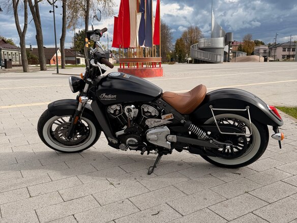 2016 Indian Scout, чёрный, 1090000 рублей - вид 13