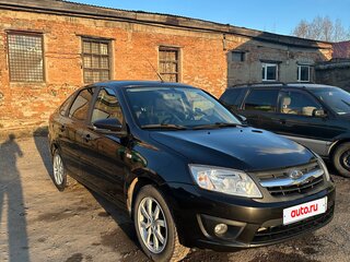 2014 Lada (ВАЗ) Granta I, чёрный, 750000 рублей, вид 2
