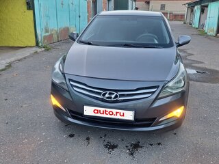 2014 Hyundai Solaris I Рестайлинг, серый, 528000 рублей, вид 1
