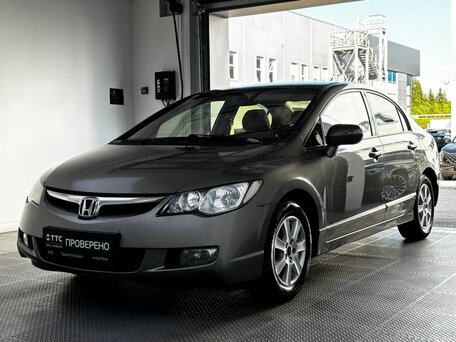 2008 Honda Civic Hybrid VIII Рестайлинг, серый, 475000 рублей, вид 1